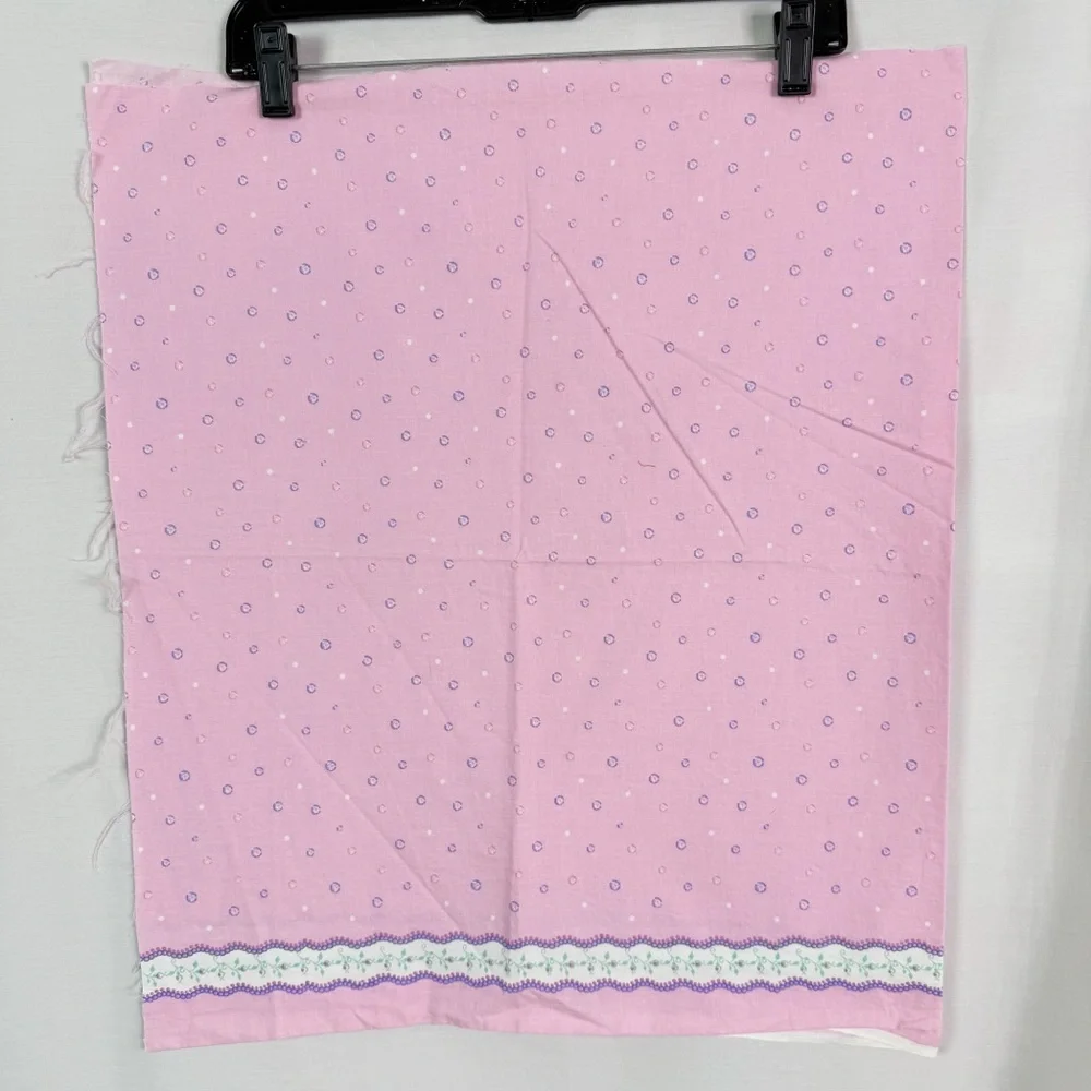 Vintage Y2K Pink Disney Princess Fabric Remnant 44”x32”